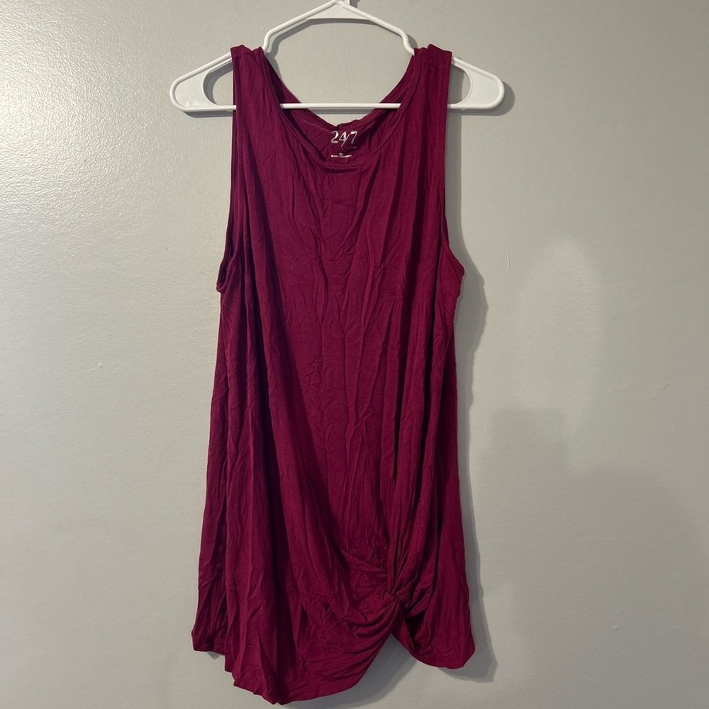 Maurices Deep Red Tank Top